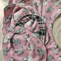 Lambs Baby Bibs and Burp Cloths