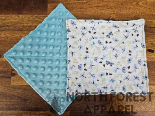 Butterfly & Dragonfly Minky Washcloths