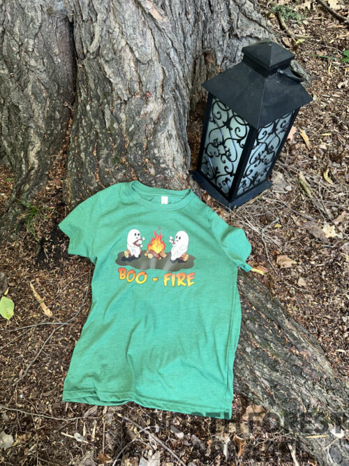 Boo Fire Adult T-Shirt - Image 4