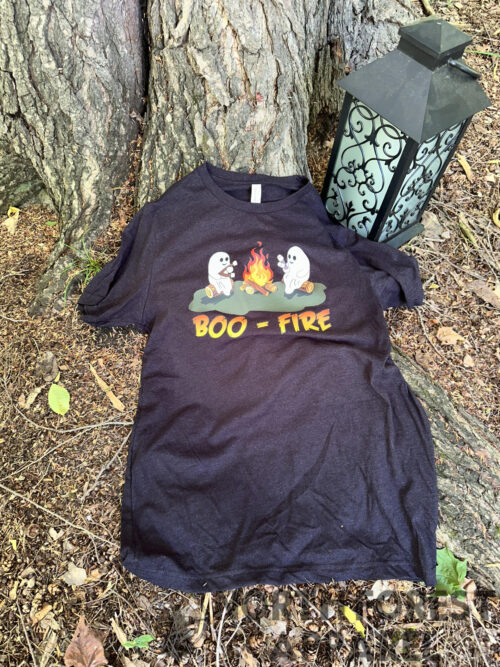 Boo Fire Adult T-Shirt - Image 5