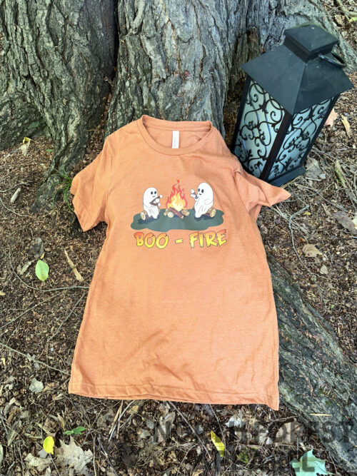 Boo Fire Adult T-Shirt - Image 2